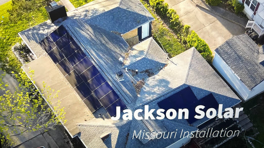 Jackson Solar Home Installation