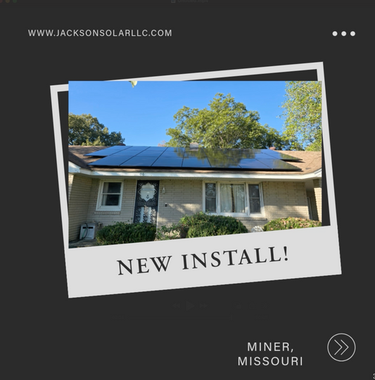 Jackson Solar Installation in Miner Missouri