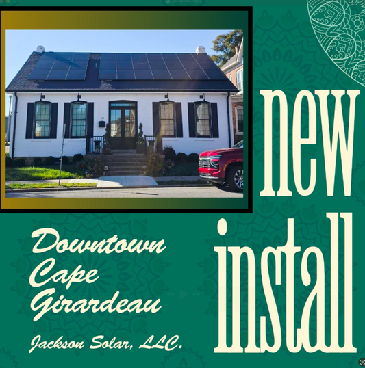 Jackson Solar Installation in Historic downtown Cape Girardeau