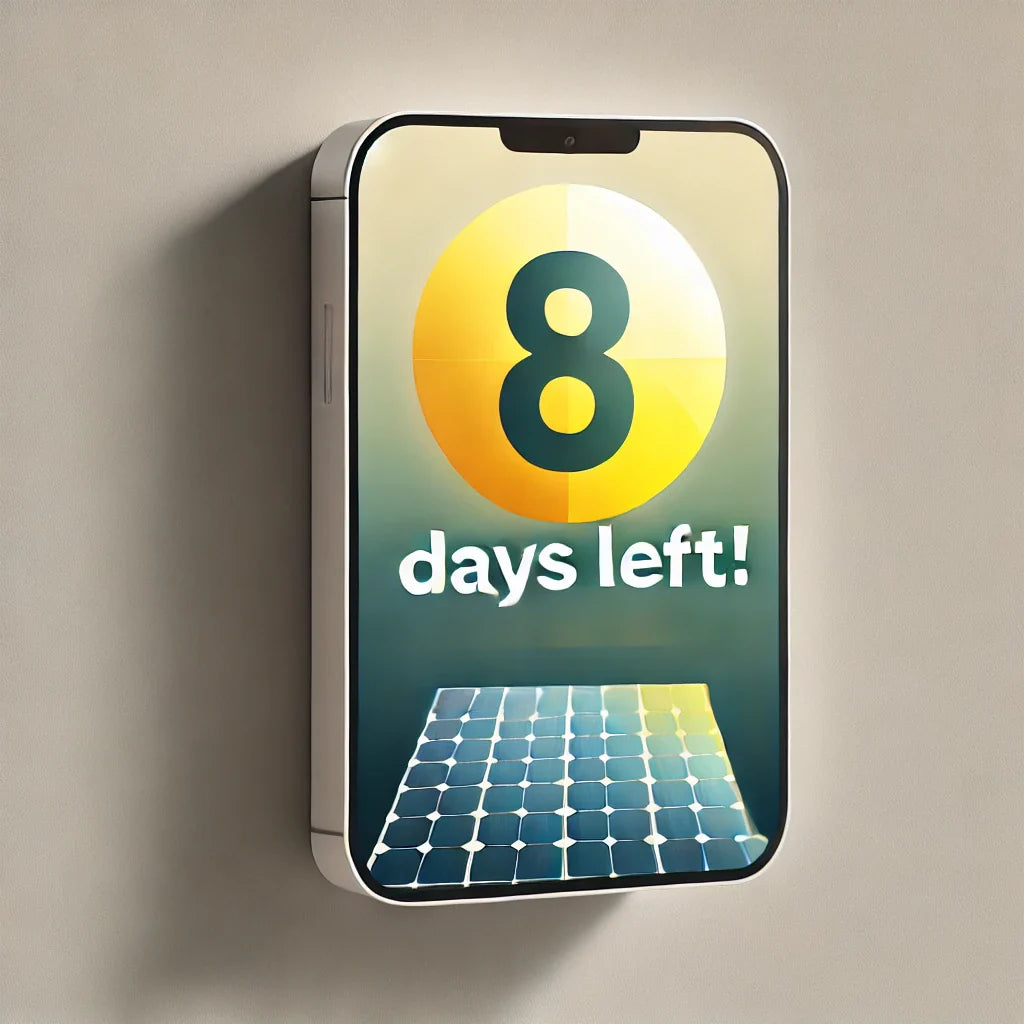 8 Days Until Nationwide Solar Price Increase!