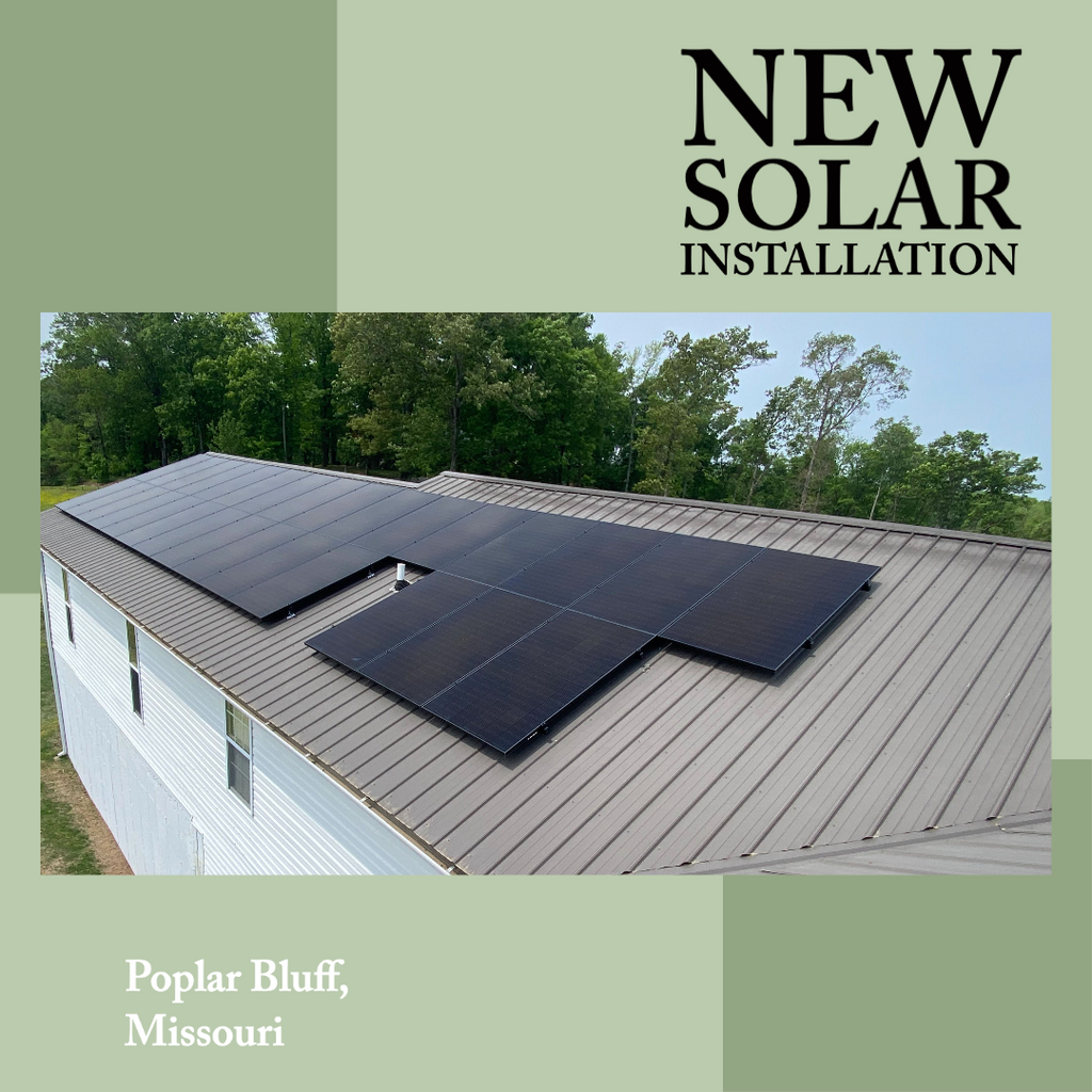 May Jackson Solar Installation in Poplar Bluff