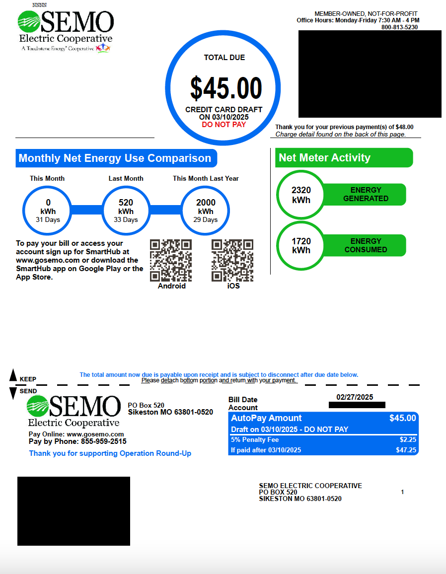 Energy Bill Lowered by Jackson Solar
