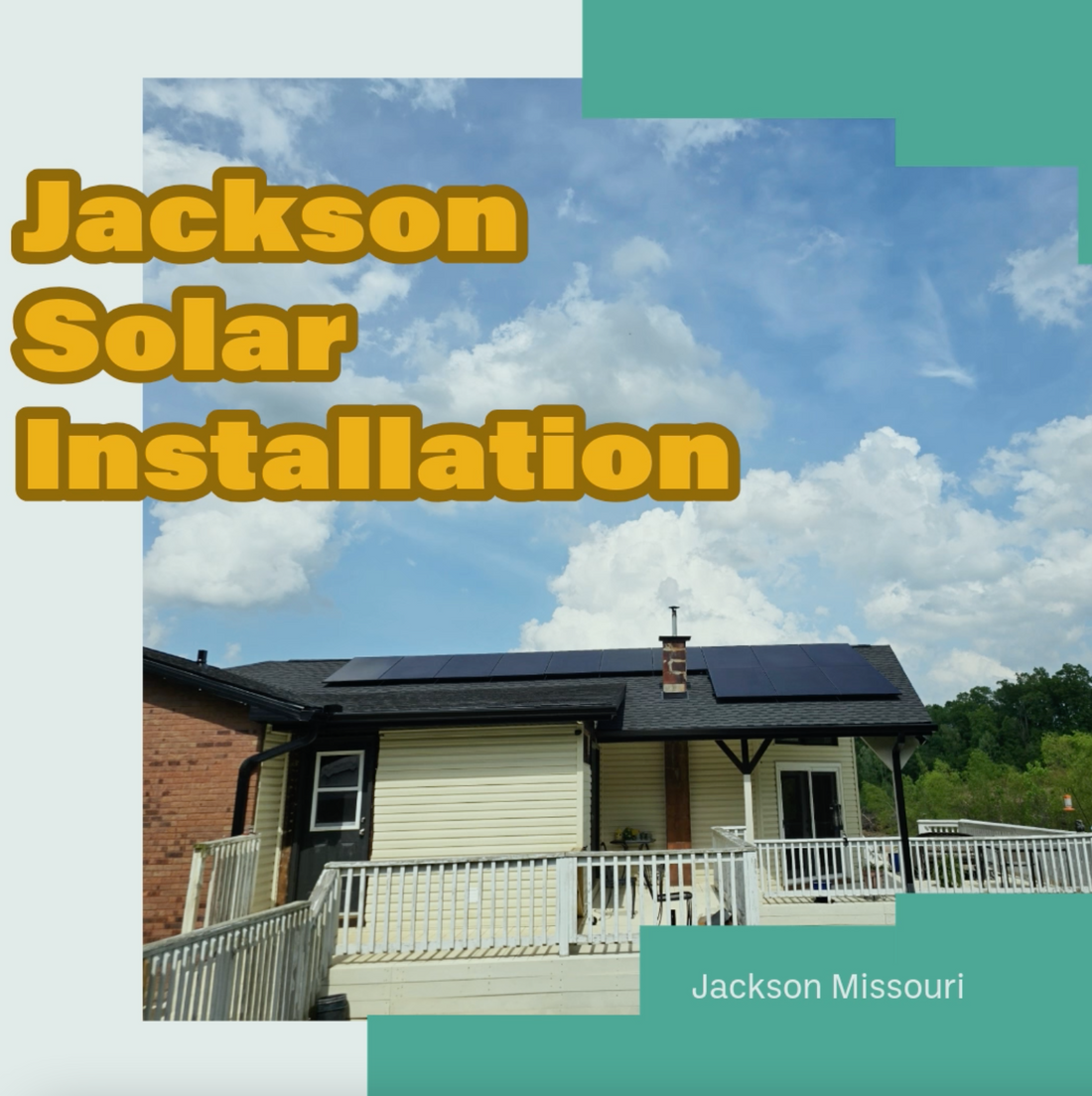 Jackson Solar Installation in Jackson Missouri