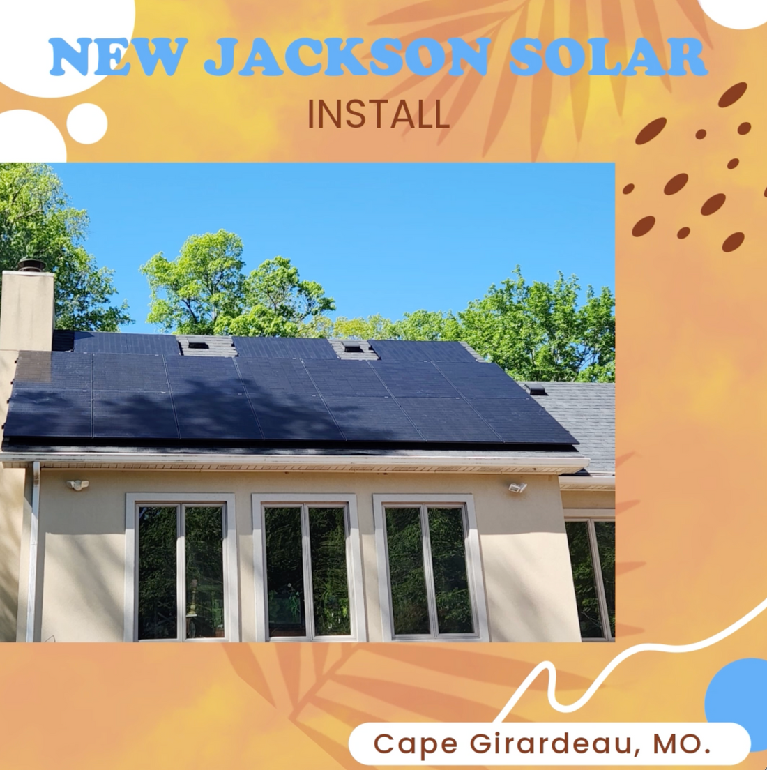 New Jackson Solar Installation