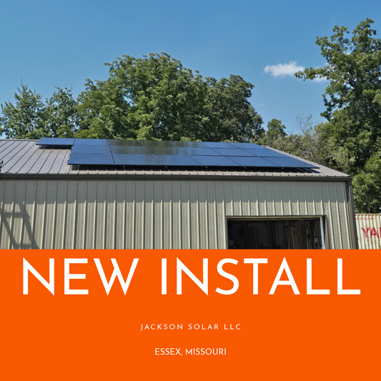 New Jackson Solar Installation, Essex, MO.