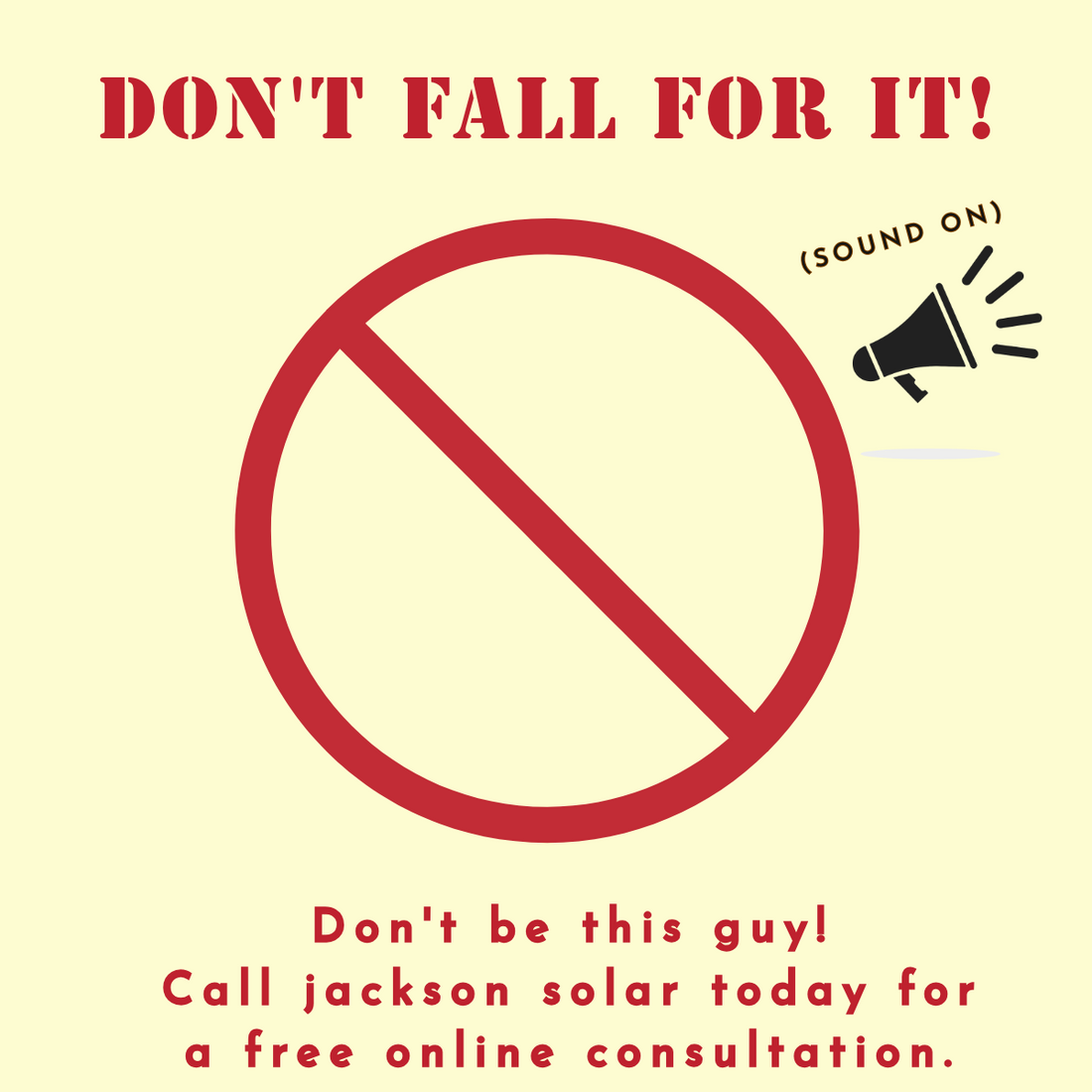 Warning to Solar Customers!