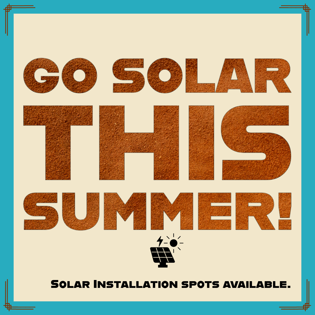 Go Solar this Summer!