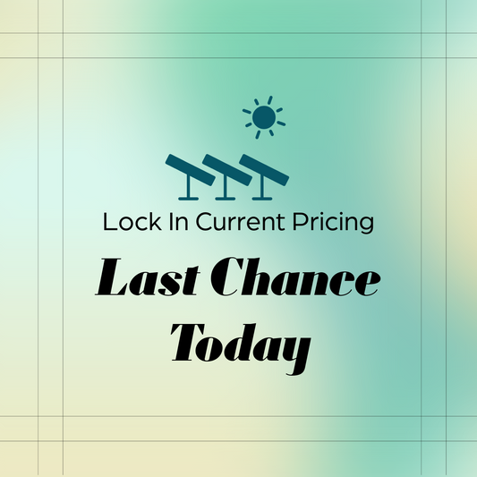 Last Chance to Lock in Current Pricing!