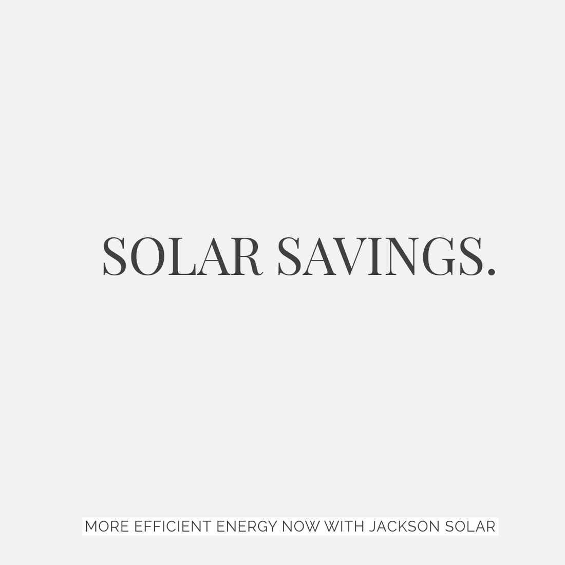 Solar Savings